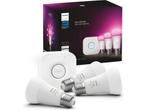 Philips Hue starterkit - slimme verlcihting - wit en, Huis en Inrichting, Verzenden, Zo goed als nieuw