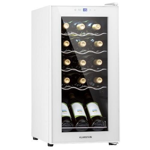 Wijnklimaatkast Klimaatkast Glazendeur Wijnkoeler Wit, Witgoed en Apparatuur, Koelkasten en IJskasten, Minder dan 75 liter, Nieuw