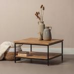 Salontafel Mangohout Ryan 80x80 cm, Huis en Inrichting, Tafels | Salontafels, 50 tot 100 cm, Verzenden, Nieuw, 50 tot 100 cm