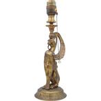 sculptuur, Lámpara - Grifo / Esfinge - 35 cm - Brons