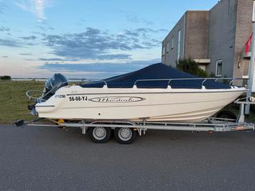 Maestrale 640 met Yamaha 150 pk en tandemas Pega trailer beschikbaar voor biedingen