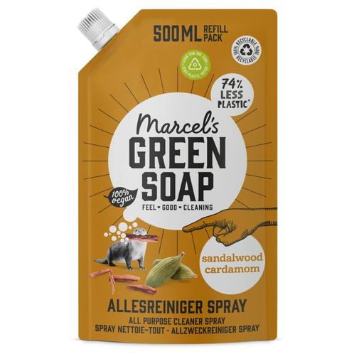 Marcel's Green Soap Allesreiniger Spray Sandelhout & Kardemo, Huis en Inrichting, Schoonmaakartikelen, Verzenden