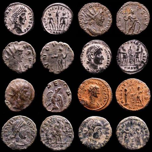 Romeinse Rijk. Lot comprising eight (8) coins: III-IV, Postzegels en Munten, Munten | Europa | Niet-Euromunten