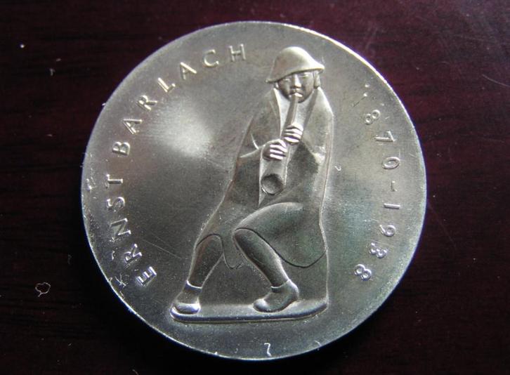 Ddr 5 Mark 1988 Ernst Barlach Nickelsilver, Postzegels en Munten, Munten | Europa | Niet-Euromunten, Verzenden