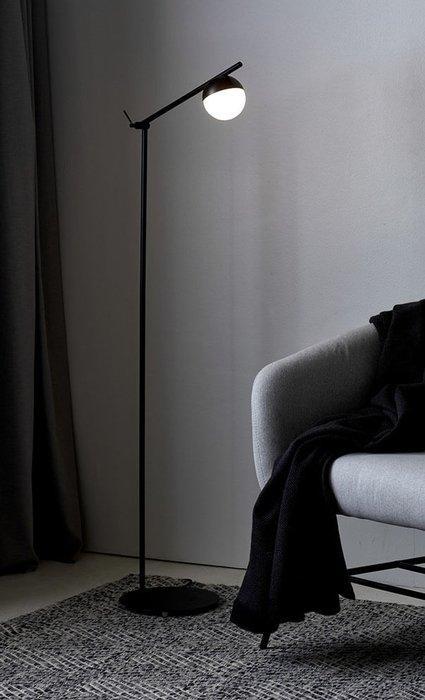 Nordlux - Nordlux - Staande lamp - Contina vloerlamp - zwart, Antiek en Kunst, Antiek | Lampen