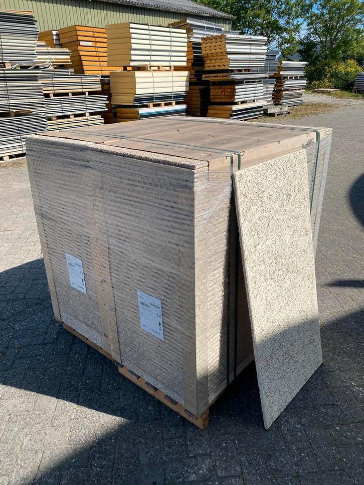 Houtwolcement naturel 15mm (heraklith) 600 x 1200mm | Pallet, Doe-het-zelf en Verbouw, Isolatie en Afdichting, Minder dan 4 cm