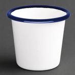 Emaille sauspotje | RVS | 11,4cl | 6 stuks, Verzenden