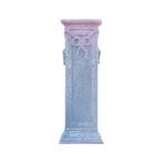 Sokkel - met strik - steen - 75 cm - klassiek wit - robuust, Huis en Inrichting, Woonaccessoires | Zuilen en Pilaren, Ophalen of Verzenden