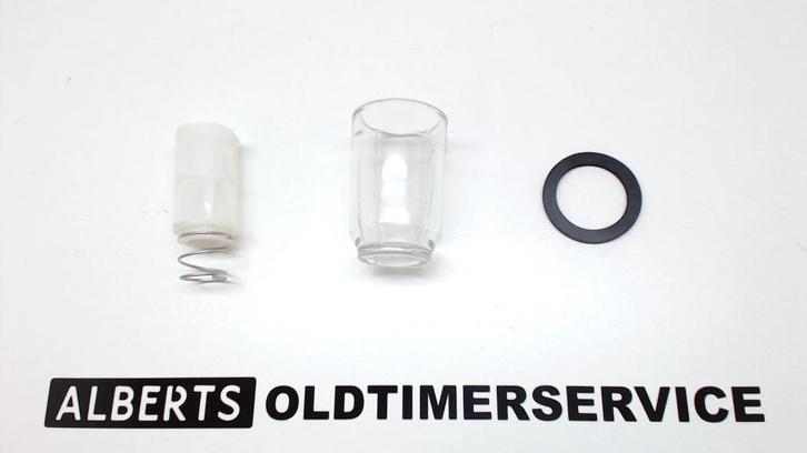 Brandstoffilter set (borrelglaasje), Mercedes Düdo 508 608, Auto-onderdelen, Brandstofsystemen, Nieuw, Mercedes-Benz, Oldtimer onderdelen