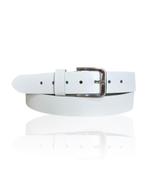 Mooie Witte Italiaanse Riccamente leren riem UITVERKOOP, Riccamente, Nieuw, Riem of Ceintuur, Wit
