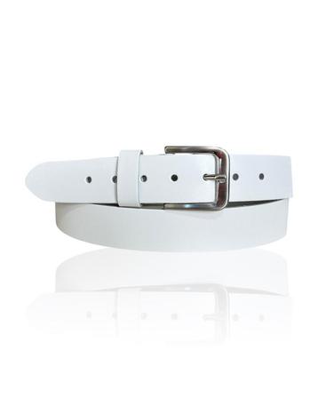 Mooie Witte Italiaanse Riccamente leren riem UITVERKOOP beschikbaar voor biedingen
