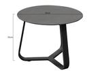 Pula lounge tuintafel 45xH35 cm rond antraciet, Ophalen of Verzenden, Nieuw, Aluminium