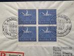 Duitse Rijk 1939 - 1939 Brief aangetekend Hamburg naar New, Postzegels en Munten, Gestempeld