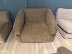 Fauteuil sunset lounge stoel luxe stof bruin brown seat, Huis en Inrichting, Fauteuils, Ophalen, Nieuw, 75 tot 100 cm, 100 tot 125 cm