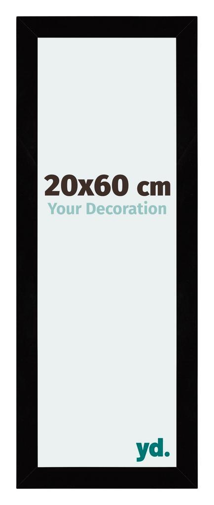 Fotolijst 20x60 cm - Zwart Hoogglans - MDF - Mura, Huis en Inrichting, Woonaccessoires | Lijsten, Nieuw, Verzenden