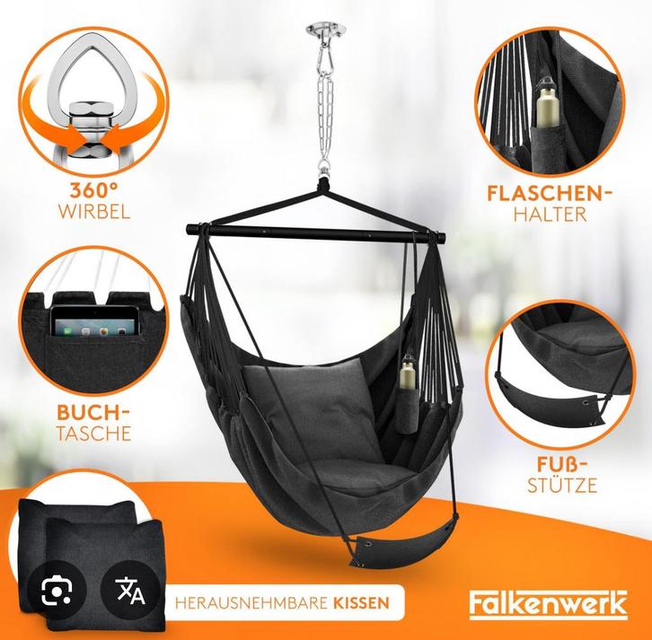 Hangstoel Falkenwerk, Huis en Inrichting, Overige Huis en Inrichting, Ophalen of Verzenden