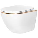 REA Rimless wandcloset - 49,5 cm - softclose zitting - wi..., Doe-het-zelf en Verbouw, Sanitair, Ophalen of Verzenden, Nieuw