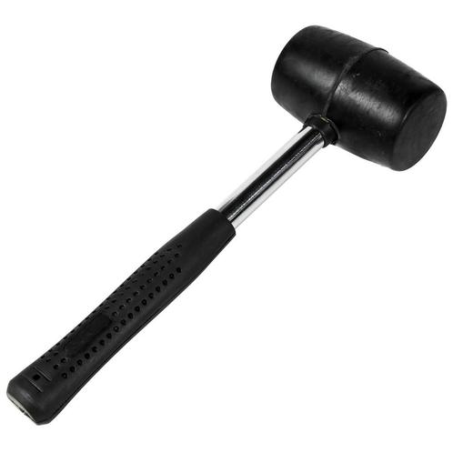 Benson Rubberen hamer - stalen steel - 30 cm - veelzijdig..., Tuin en Terras, Hand-tuingereedschap, Nieuw, Ophalen of Verzenden