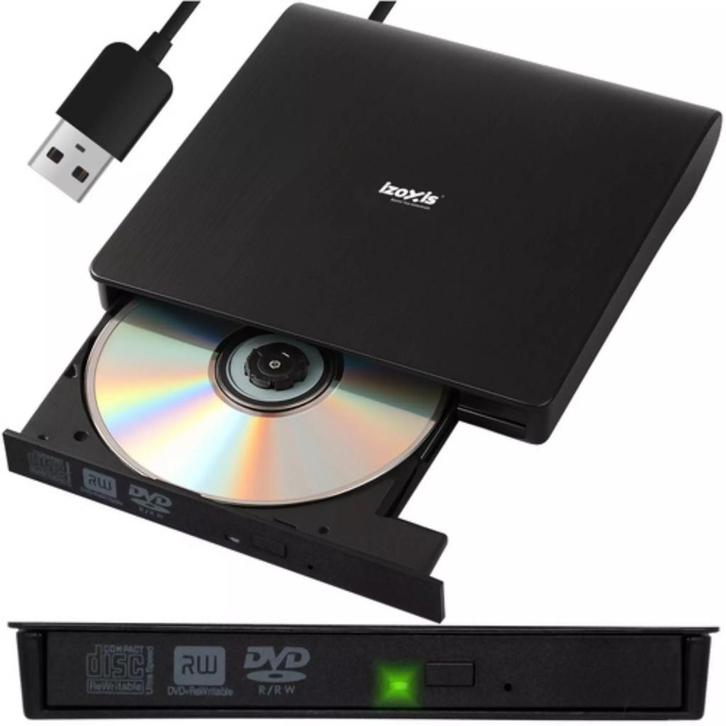 Izoxis externe DVD/CD brander – USB 3.0 plug & play, Computers en Software, Overige Computers en Software, Nieuw, Ophalen of Verzenden