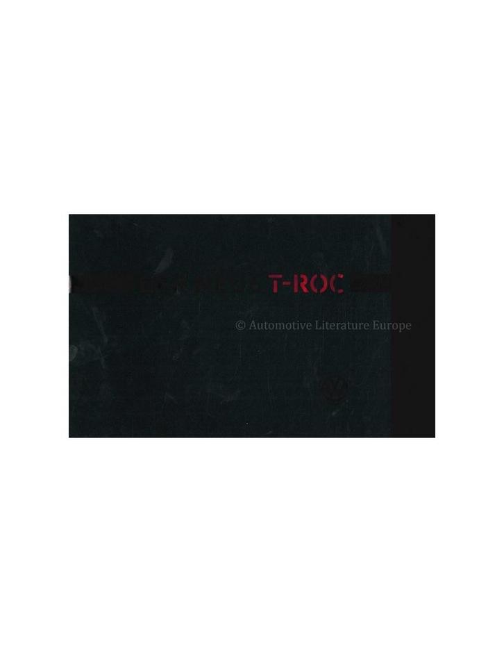 2010 VOLKSWAGEN T-ROC BROCHURE DUITS, Boeken, Auto's | Folders en Tijdschriften, Volkswagen