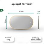 2dekans | Mirlux Badkamerspiegel met LED Verlichting &, Ophalen of Verzenden, Zo goed als nieuw