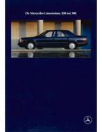 1991 MERCEDES BENZ E KLASSE SEDAN BROCHURE NEDERLANDS, Boeken, Auto's | Folders en Tijdschriften, Nieuw, Author