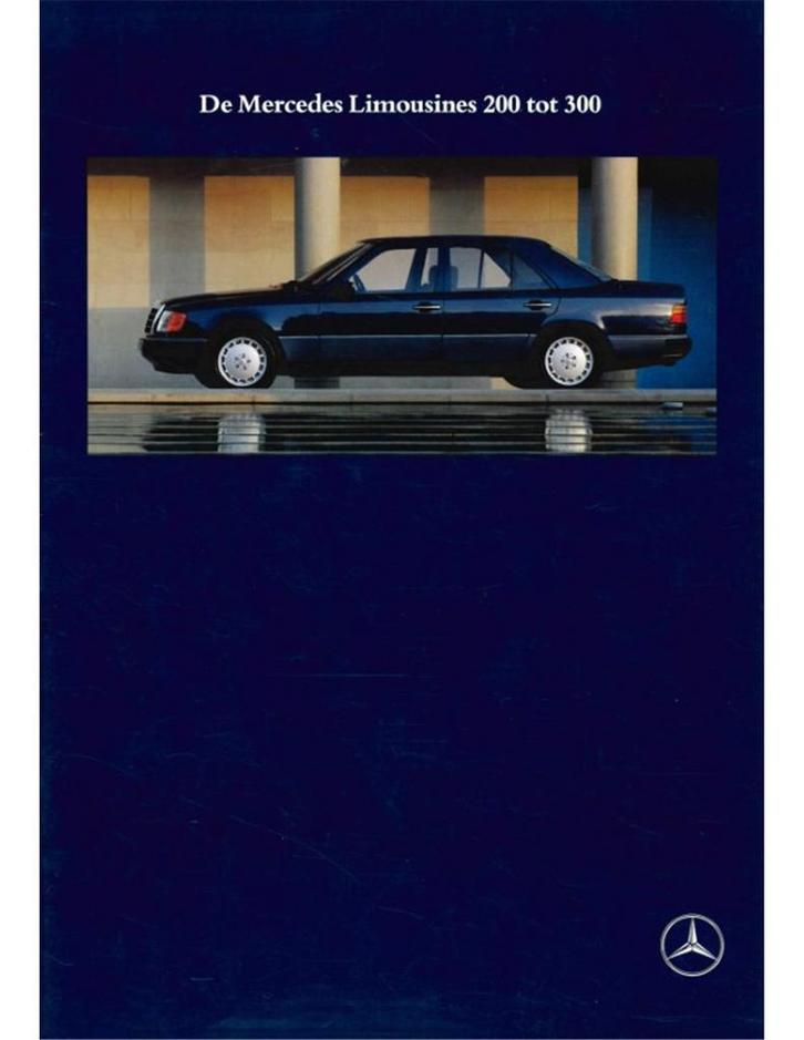 1991 MERCEDES BENZ E KLASSE SEDAN BROCHURE NEDERLANDS, Boeken, Auto's | Folders en Tijdschriften