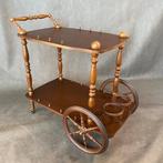 Serveerwagen - Hout, Winkelwagen met Italiaanse, Nieuw