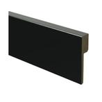 MDF overzetplint folie ZWART 8cm x 244cm Blok, Doe-het-zelf en Verbouw, Plinten en Afwerking, Overige materialen, Nieuw, Ophalen of Verzenden