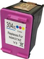 Huismerk HP 304XL cartridge kleur met inktniveau, Nieuw, Huismerk, Verzenden