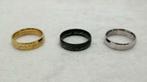 Lord of the rings ring vele maten goud zwart zilver., Ophalen of Verzenden, Nieuw, Sieraad