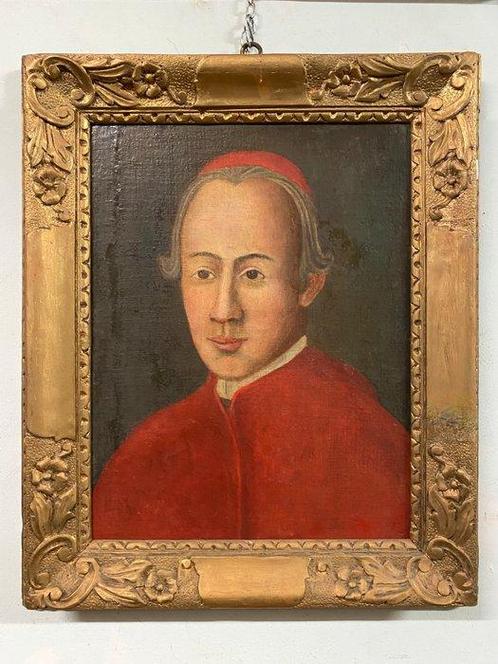 Italiaanse school (XVIII) - Portrait of a Cardinal, Antiek en Kunst, Kunst | Schilderijen | Klassiek