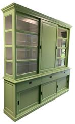 Buffetkast bleekgroen Deurne 260 x 240cm dichte middendeur, Huis en Inrichting, Kasten | Buffetkasten, Ophalen of Verzenden, Nieuw