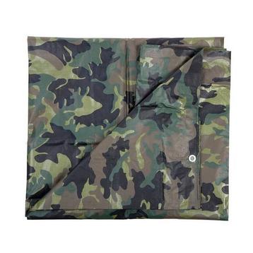 Groen camouflage afdekzeil 2.85 x 4 m - Afdekzeilen beschikbaar voor biedingen