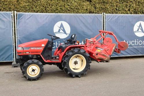 Veiling: Minitractor Mitsubishi MT155 Diesel, Zakelijke goederen, Agrarisch | Tractoren, Gebruikt, Overige merken, tot 2500, tot 80 Pk