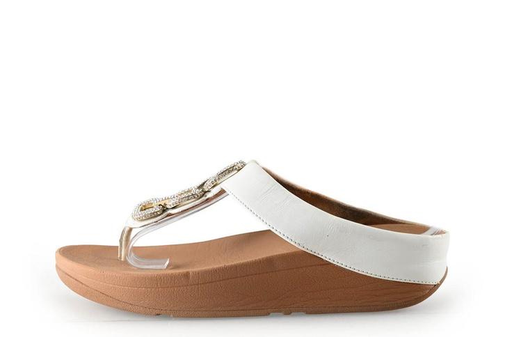 Fitflop Sandalen in maat 38 Wit, Kleding | Dames, Schoenen, Wit, Zo goed als nieuw, Sandalen of Muiltjes, Verzenden
