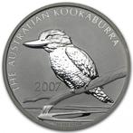 Kookaburra 1 oz 2007 (213.436 oplage), Verzenden, Losse munt, Zilver