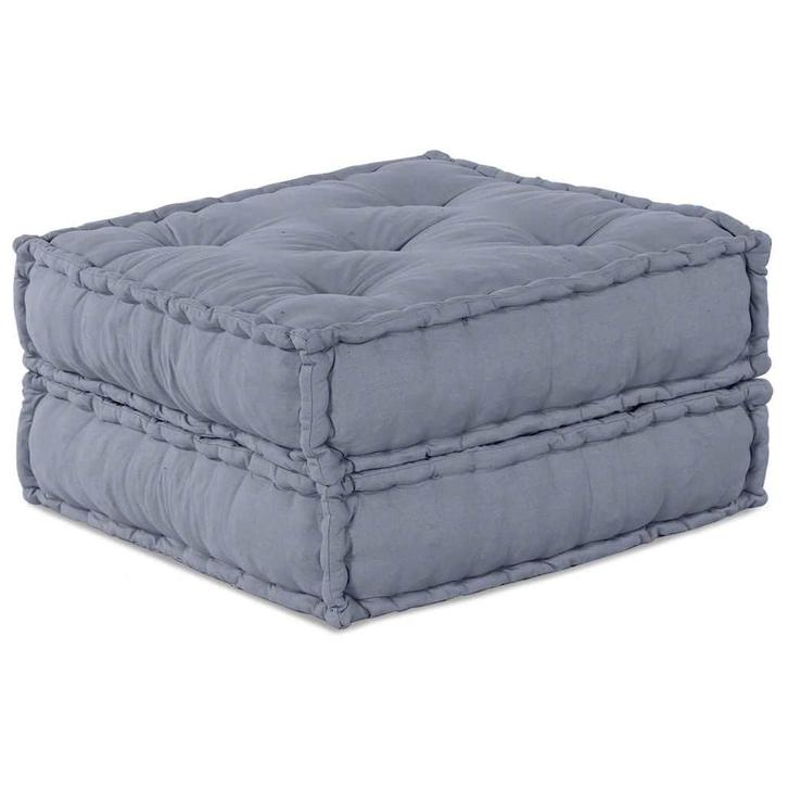 vidaXL Modulaire bank Grijs 70 x 70 x 36 cm Stof, Huis en Inrichting, Woonaccessoires | Kussens, Grijs, Nieuw, Verzenden