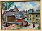 Luigi Polverini (1903-1960) - Paesaggio con figura - NO