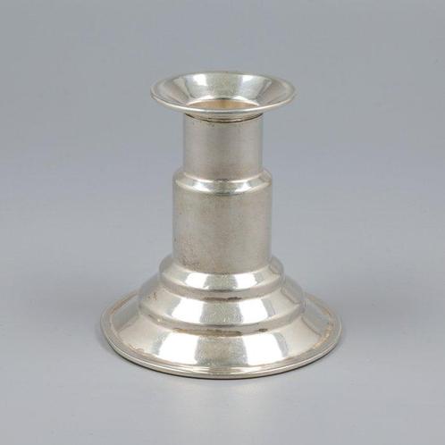Zilverfabr. Voorschoten - Art Deco - Kandelaar (2) - .833, Antiek en Kunst, Antiek | Goud en Zilver