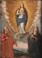 Franse School (17th/18th. cent) - Religieus tafereel op, Antiek en Kunst