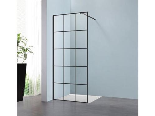 Veiling - Alterna walk-in 100x200cm Free Mix mat zwart, Doe-het-zelf en Verbouw, Sanitair