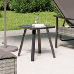 vidaXL Tuintafel 34x34x38 cm staal antracietkleurig, Verzenden, Nieuw, Rvs