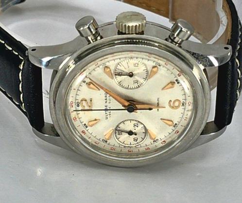 Ulysse Nardin Locle - Stahl Chronograph - Kaliber Valjoux 23, Sieraden, Tassen en Uiterlijk, Horloges | Heren