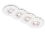 Veiling - BRILONER Kulana - Set van 4 LED-inbouwspots, Nieuw