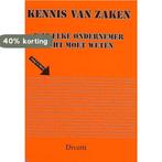 Kennis Van Zaken 9789086710027 G. van Ginkel, Verzenden, Zo goed als nieuw, G. van Ginkel