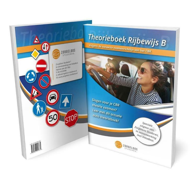 Auto Theorieboek 2025 - Theorie Boek Rijbewijs B, Boeken, Studieboeken en Cursussen, Nieuw, Overige niveaus, Verzenden
