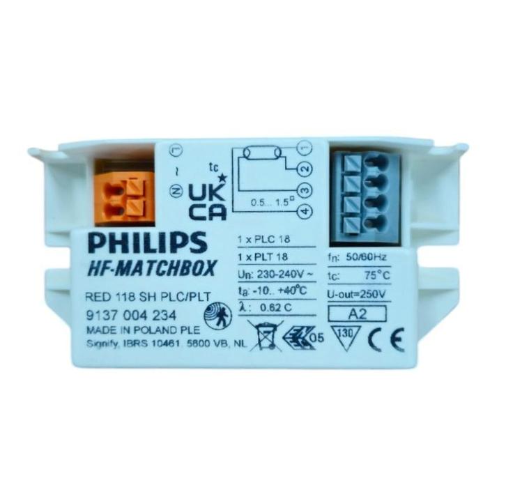 Philips HF-Matchbox Red 118 SH PL-C/PL-T | Voorschakelapp..., Huis en Inrichting, Lampen | Overige, Nieuw, Ophalen of Verzenden