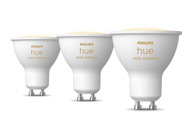 Veiling - Philips Hue Spot - warm tot koel wit licht - 3 st., Huis en Inrichting, Lampen | Losse lampen