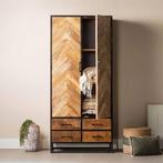 Mangohouten Kast Gwenn 90 cm, Huis en Inrichting, Kasten | Overige, Verzenden, Nieuw